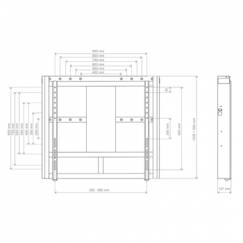 t&mMount Motor Wall HD-160