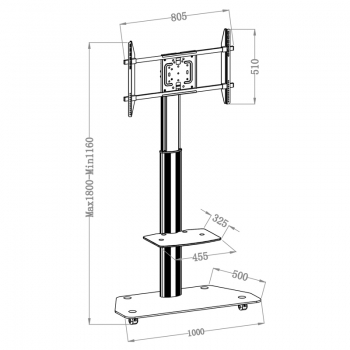 t&mMount Mobile Stand 55